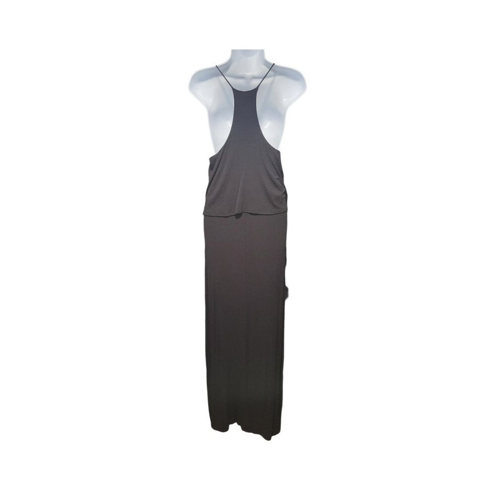 Black Stella Luce halter maxi dress - Picture 2 of 6